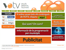 Tablet Screenshot of consorci.votv.cat